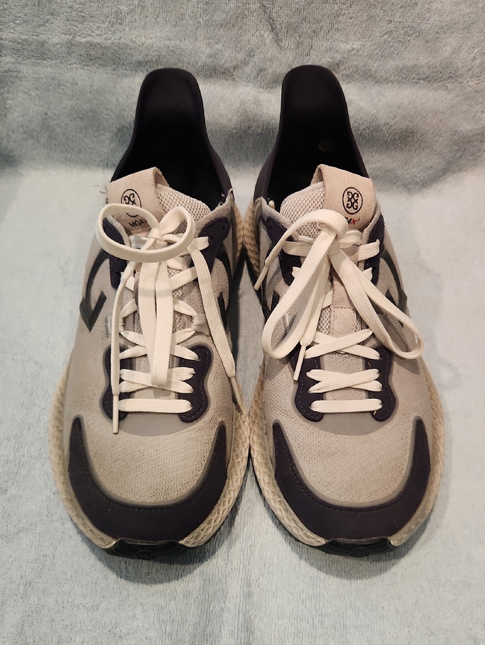 G/FORE MG4X2 Men's Golf Shoes in Grey and Navy EUC
